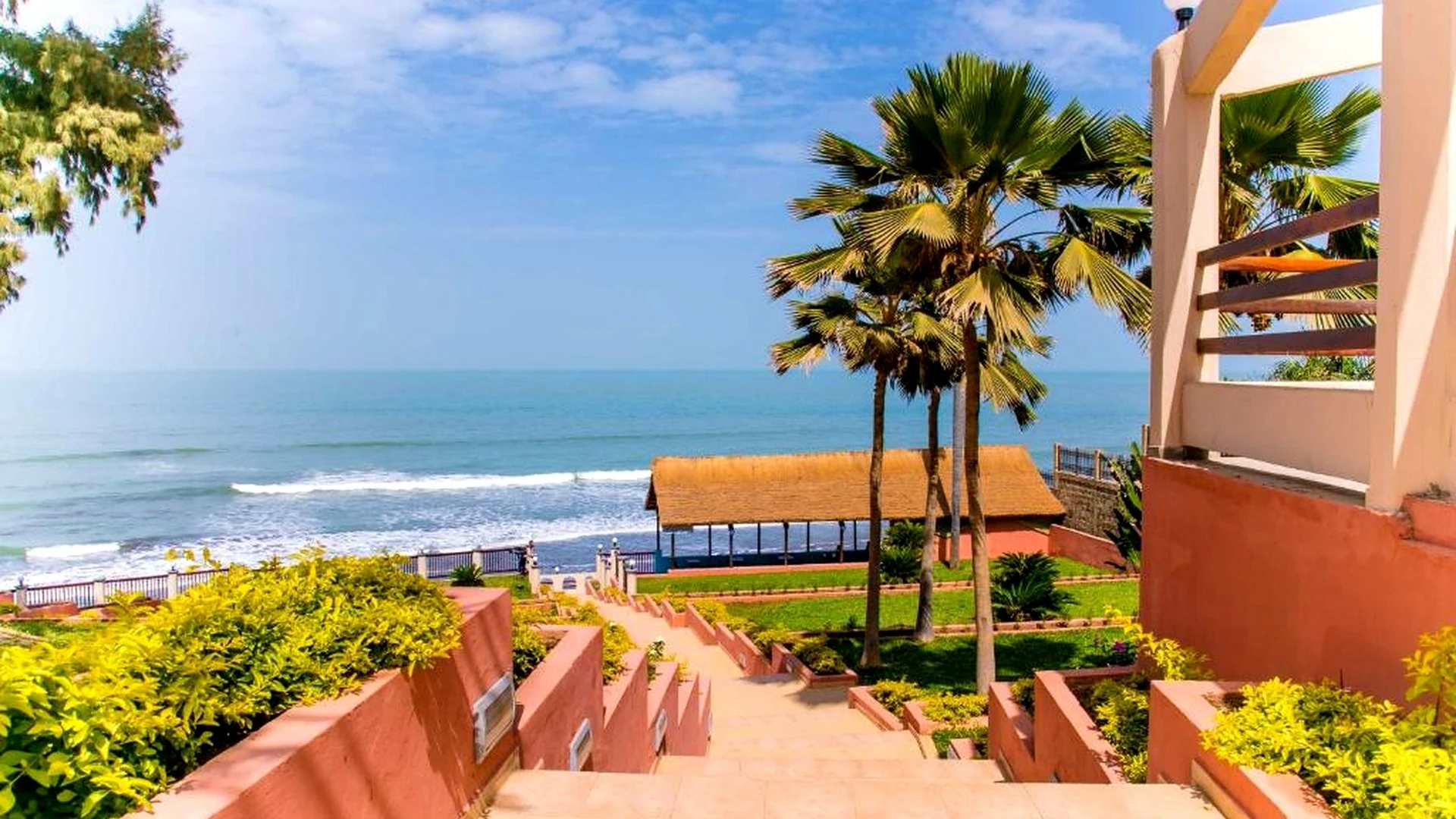 Oceanfront view at Tropic Garden Hotel